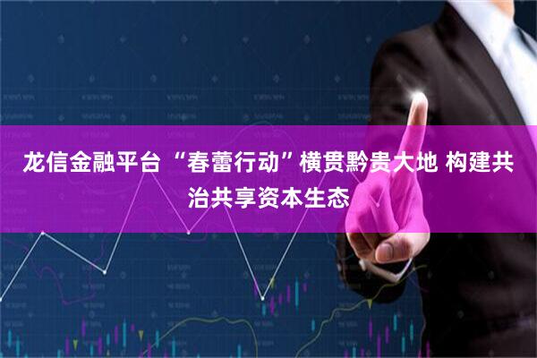 龙信金融平台 “春蕾行动”横贯黔贵大地 构建共治共享资本生态